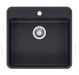 Reginox stainless steel kitchen sink Ohio 50x40 Jet Black 54x51cm
