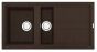 ELLECI akmens masas virtuves izlietne BEST 475 Espresso 100x51 cm