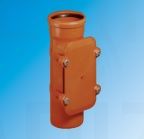 Magnaplast KG oranžā ārējās kanalizācijas revīzija Ø 160 mm PVC