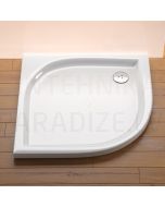 Ravak semi-circular acrylic shower tray Elipso 800 x 800 PAN