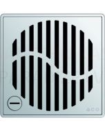 ACO EasyFlow Wave shower floor drain grill 140 x 140 mm, with lock