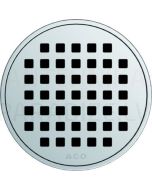 ACO EasyFlow Quadrato round shower floor drain grill