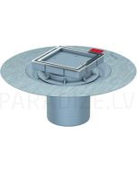ACO EasyFlow top of  floor drain without a grid with a waterproofing flange different types of surfaces, tiled h=36-135 mm