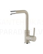 Aquasanita stone mass kitchen faucet FORTE Beige