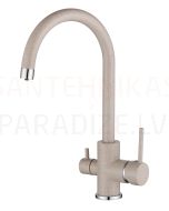 Aquasanita stone mass kitchen faucet SABIADUO Beige