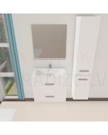 BLU боковой-высокий шкафчик ROMA 300x280x1500 (Lily white)