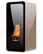BURNIT central heating pellet fireplace-stove CALOR (5.5-13 kW) (Cappuccino)