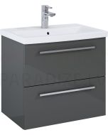 Elita cabinet for sink KWADRO PLUS 60 anthracite RLO4121