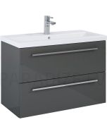 Elita cabinet for sink KWADRO PLUS 80 anthracite RLO4121