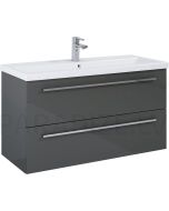 Elita cabinet for sink KWADRO PLUS 100 anthracite RLO4121