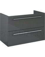 Elita bathroom cabinet KWADRO PLUS 80 anthracite RLO4121