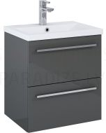 Elita cabinet for sink KWADRO PLUS 50 with sink anthracite RLO4121