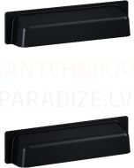 Elita rokturu komplekts INGE melns 11,6 cm 2gab