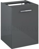 Elita bathroom cabinet KWADRO PLUS 40 with laundry basket anthracite RLO4121