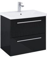 Elita cabinet for sink KWADRO PLUS 60 black