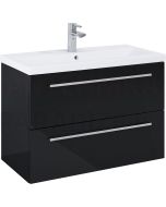 Elita cabinet for sink KWADRO PLUS 80 black