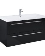 Elita cabinet for sink KWADRO PLUS 100 black