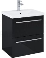 Elita cabinet for sink KWADRO PLUS 50 with sink black