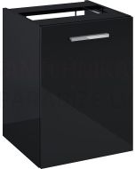 Elita bathroom cabinet KWADRO PLUS 40 with laundry basket black