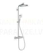Hansgrohe termostata jaucējkrāns ar dušas komplekts CROMETTA S Showerpipe 240 1JET