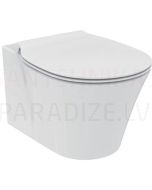 Toilet with lid SC Connect Air Aquablade, wall hung, 365x545 mm, white