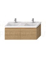 Bathroom vanity unit CUBITO-N 130, without washbasin, chaoa, two drawers