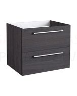 KAME sink cabinet DUET  60 (black oak) 500x590x380