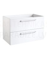 KAME sink cabinet DUET  80 (shiny white) 500x790x380