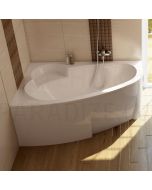 RAVAK asymmetric acrylic bathtub Asymmetric L 170x110 cm