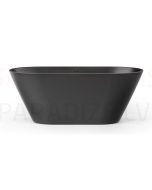 PAA SILKSTONE bathtub DECO NUDO GRAPHITE 1660x725x630