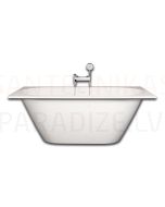 PAA SILKSTONE bathtub DECO SHAPE 1660-2500x725-1275x630