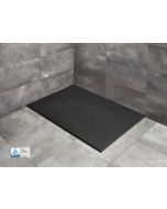 RADAWAY akmens masas dušas paliktnis KYNTOS F Black 100x80x3