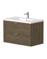 KAME sink cabinet RUSTIC  80 (Smoked oak)