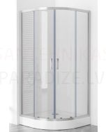 ETOVIS shower enclosure aluminum + transparent glass 90x90 ET-8204 ST-SKCH without tray