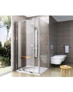 Ravak shower wall Pivot PPS 80 white + Transparent
