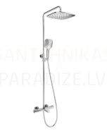 Ravak shower system with thermostatic faucet TE 092.00/150 Termo 300 chrome/white