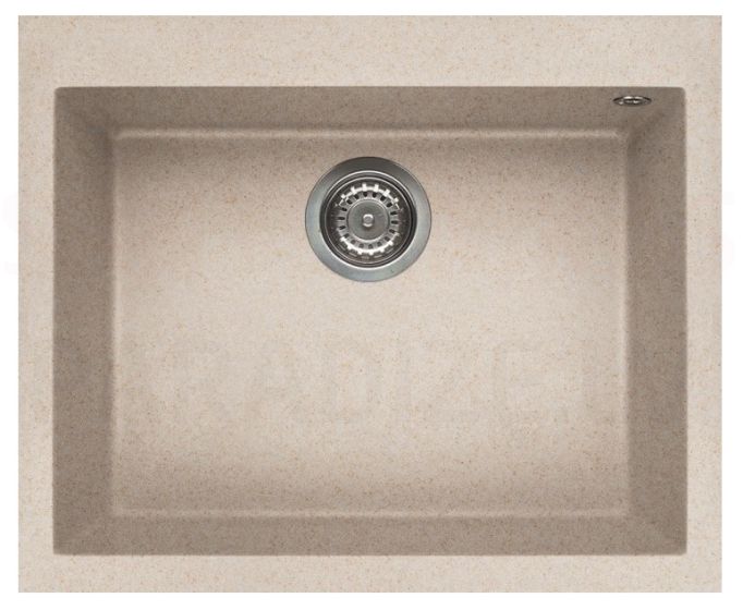 ELLECI akmens masas virtuves izlietne QUADRA 110 Avena 61x50 cm