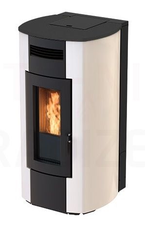 RAVELLI heating pellet fireplace-stove HRV 200 Steel (7.6-25.4kW)