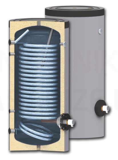 SUNSYSTEM floor standing combined water heater for heat pump systems SWP N 400 (2.80m2)