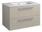 RB JOY  80 izlietnes skapītis ar izlietni (Taupe) 500x800x460 mm