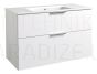 RB GRAND 100 izlietnes skapītis ar izlietni (matēti balts) 600x1000x460 mm