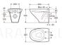 IFO SIGN WC подвесной унитаз