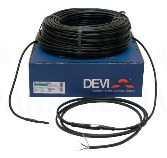 DEVI divdzīslu apsildes kabelis DEVIflex DTCE-20 400V  85m 1780W