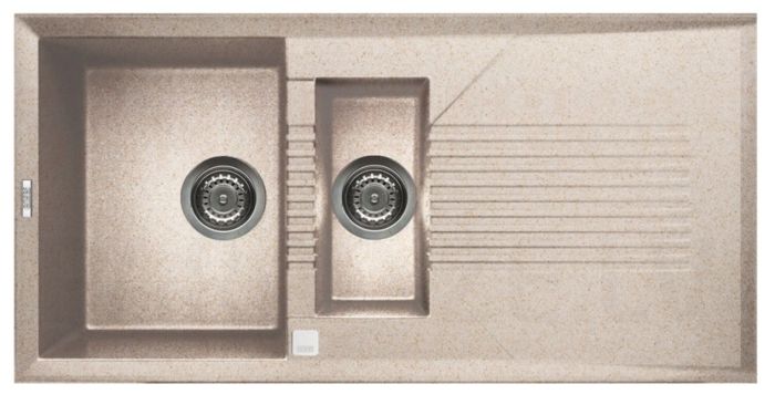 ELLECI akmens masas virtuves izlietne TEKNO 475 Avena 100x50 cm