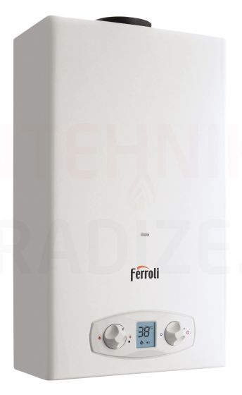 Ferroli gāzes caurplūdes ūdens sildītājs ZEFIRO ECO 14 NG