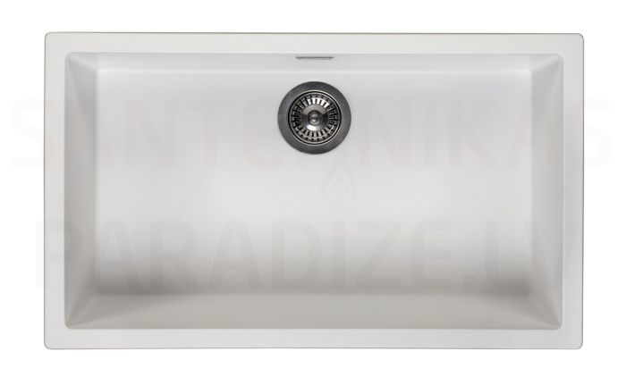 Reginox stone mass kitchen sink Amsterdam 72 Pure White 78x460cm