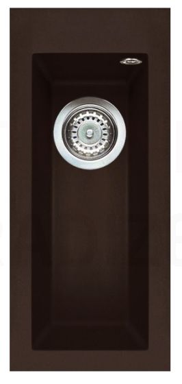ELLECI akmens masas virtuves izlietne QUADRA  50 Espresso 23x50 cm