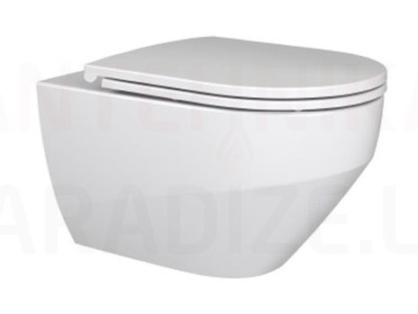 Ravak WC wall-mounted toilet Zante Rimoff with lid
