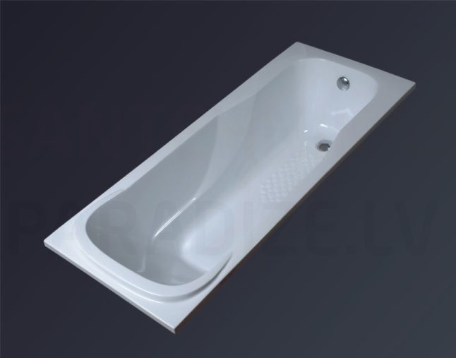 ETOVIS rectangular acrylic bathtub with panel 1500x700