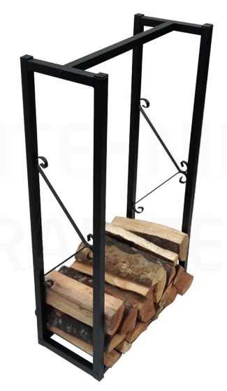 DUSCHY metal firewood rack 1500x550x260
